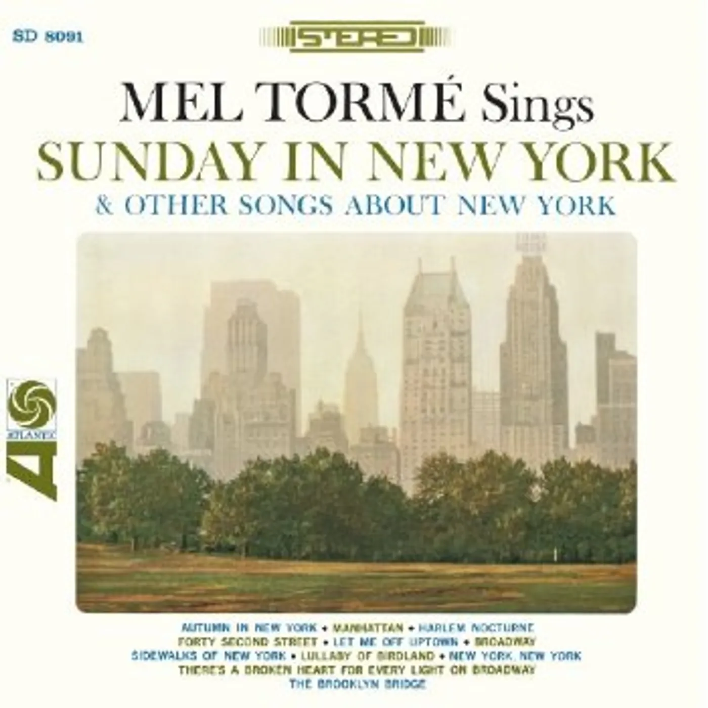 Mel Tormé SUNDAY IN NEW YORK & OTHER SONGS ABOUT NEW YORK CD