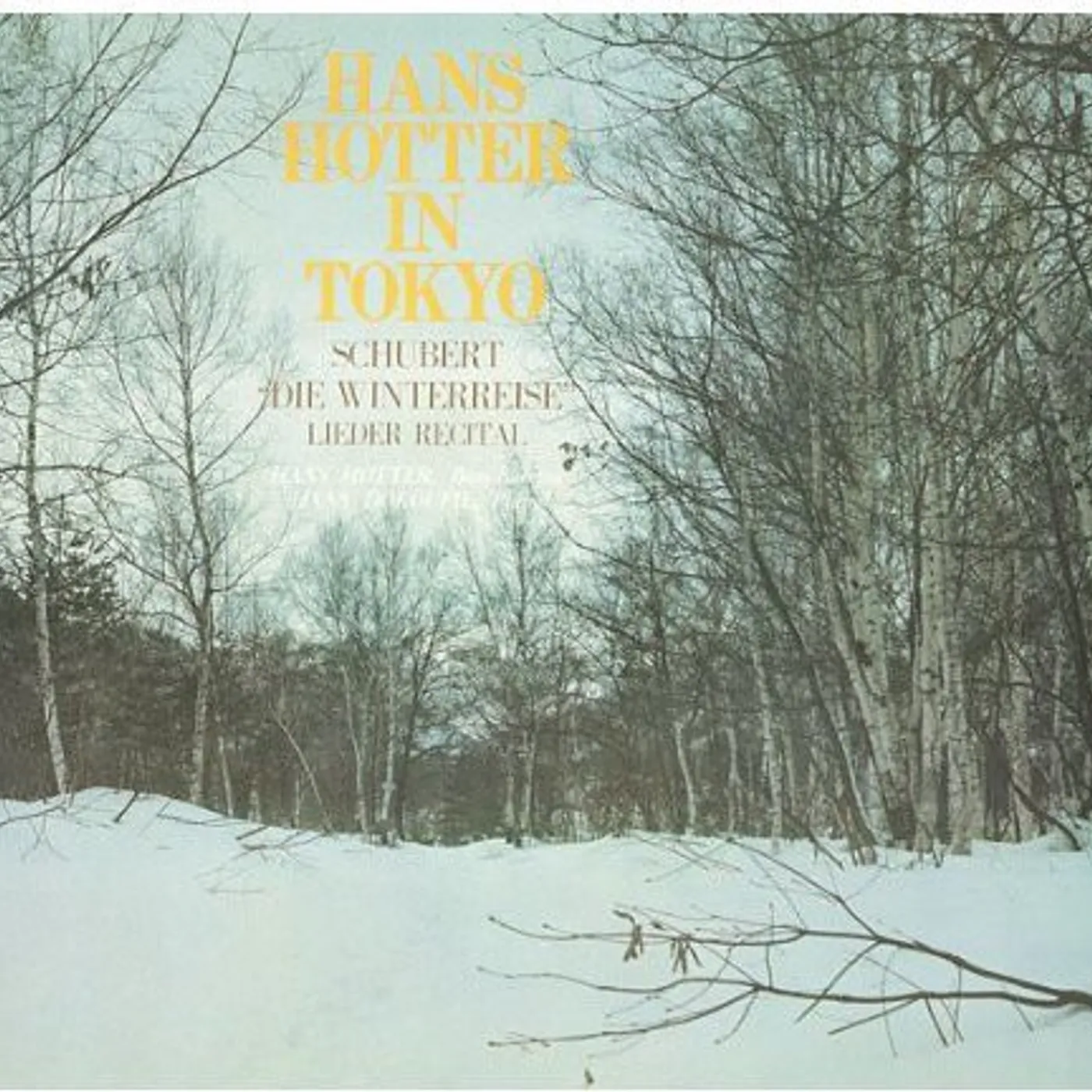 HANS HOTTER IN TOKYO 1969 CD Super Audio CD