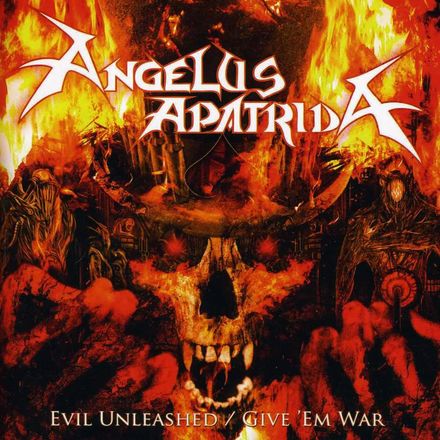 Angelus Apatrida EVIL UNLEASHED / GIVE EM WAR CD