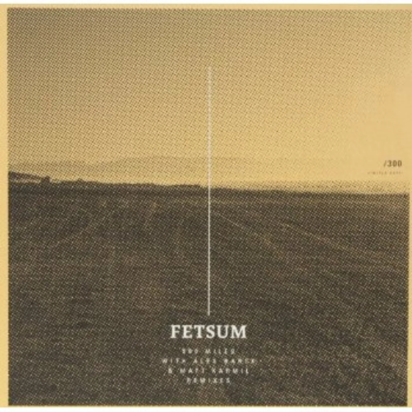Fetsum 900 MILES ALEX BARCK & MATT KARMIL REMIXES Vinyl Record