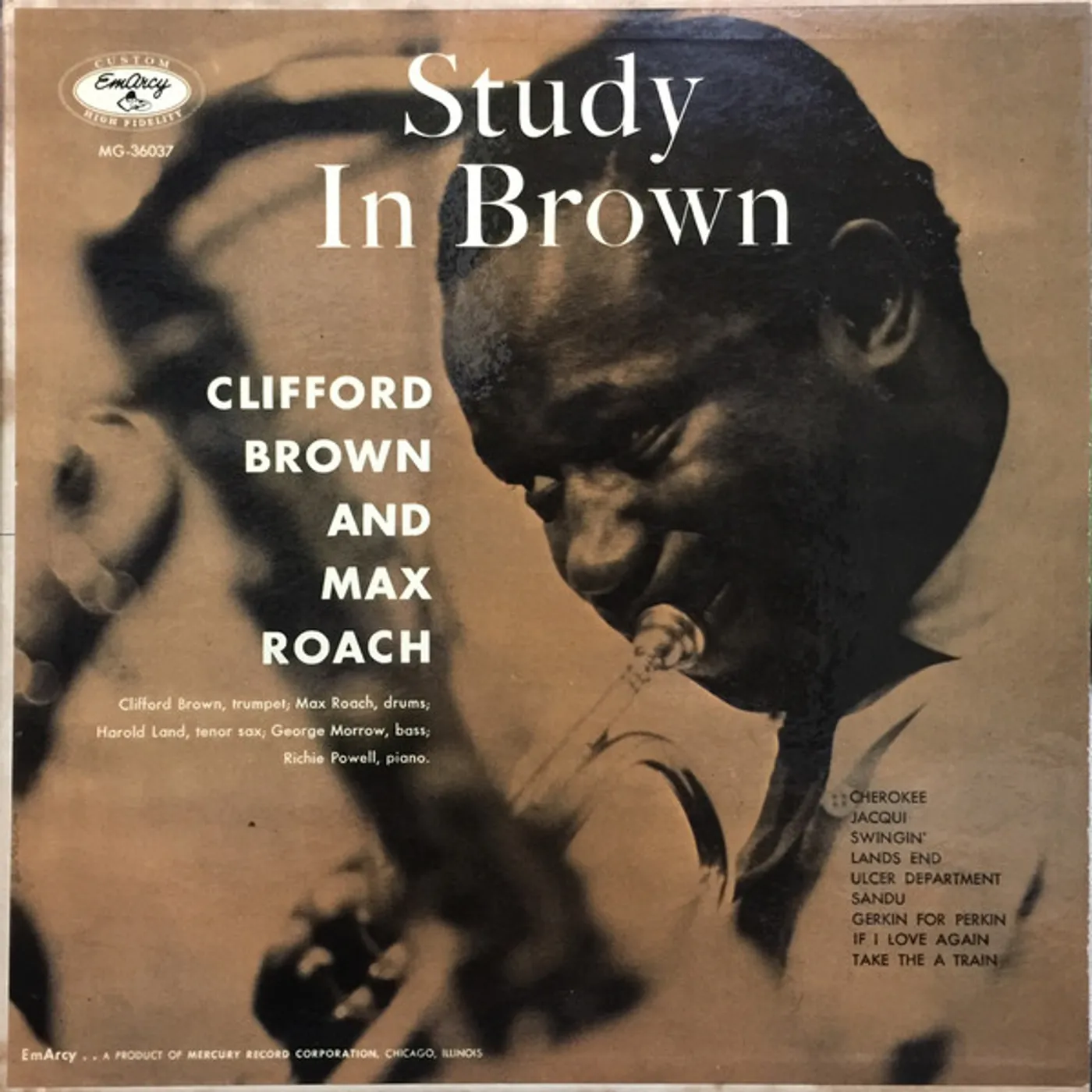 Clifford Brown & Max Roach STUDY IN BROWN Vinyl Record - Japan Release