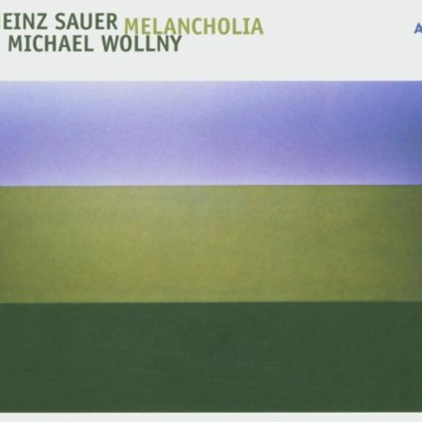Heinz Sauer MELANCHOLIA CD
