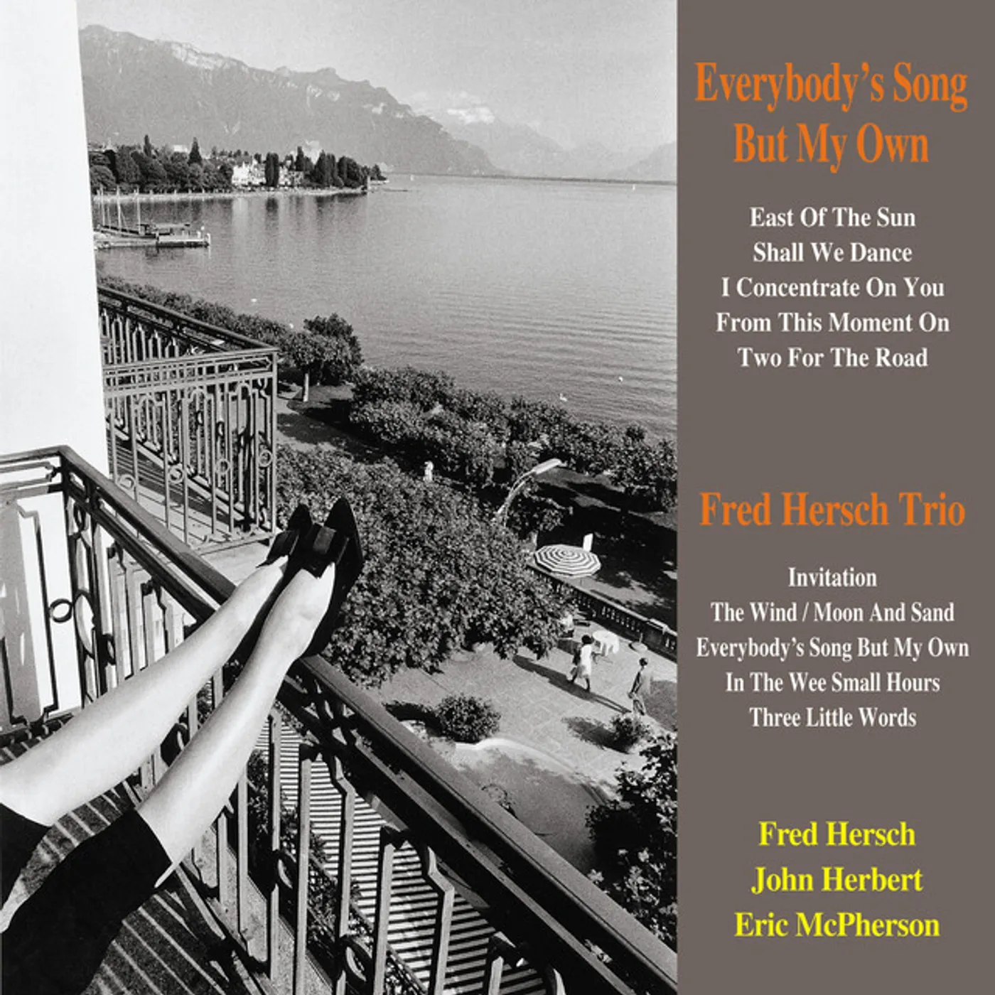 Fred Hersch Trio Everybody's Song But My Own Vinyl Record