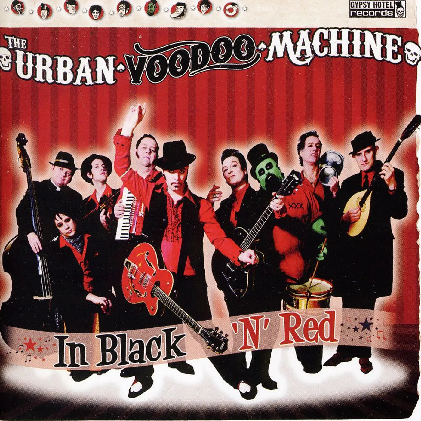 The Urban Voodoo Machine IN BLACK 'N' RED CD