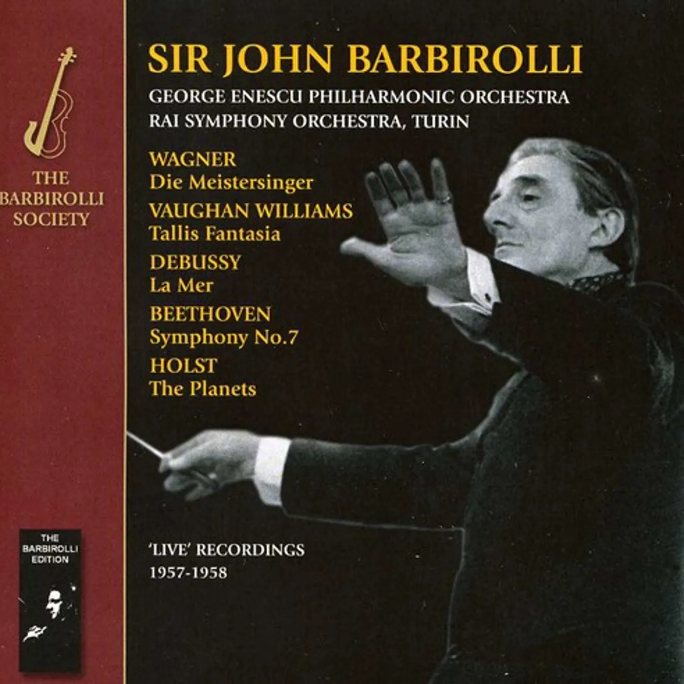 John Barbirolli HOLST WAGNER VAUGHAN WILLIAMS DEBUSSY CD