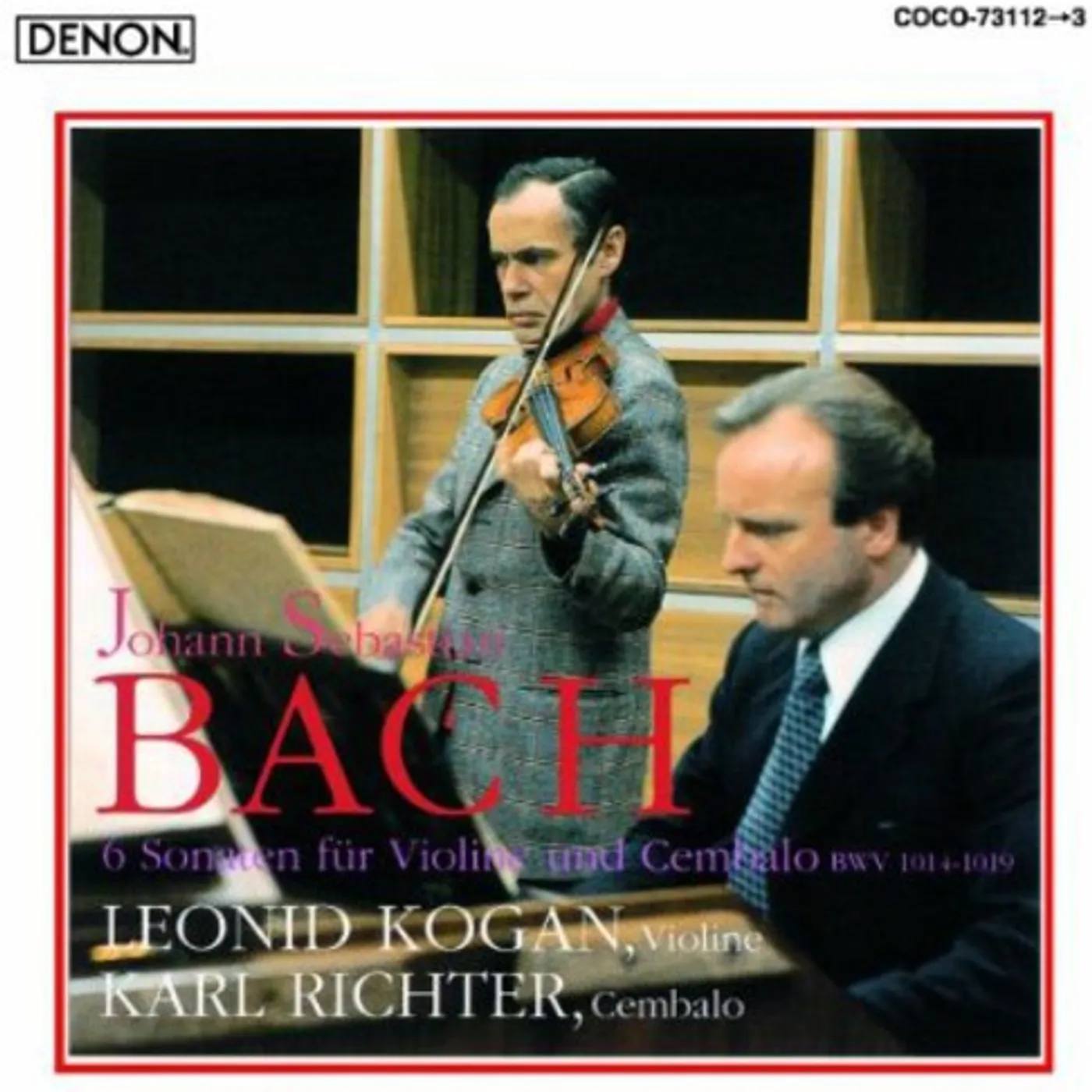 Leonid Kogan J. S. BACH: 6 SONATEN FUR VIOLINE UND CD