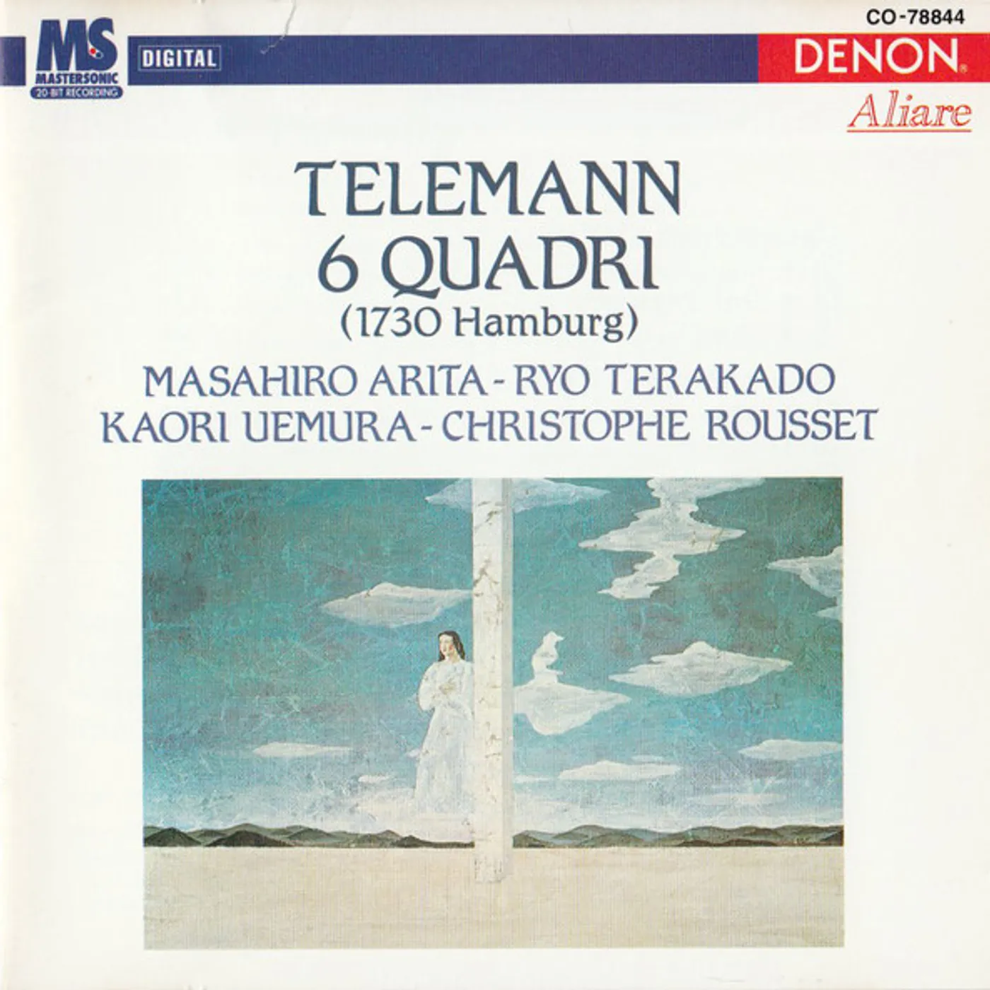 Masahiro Arita TELEMANN: 6 QUADRI 1730 HAMBURG CD