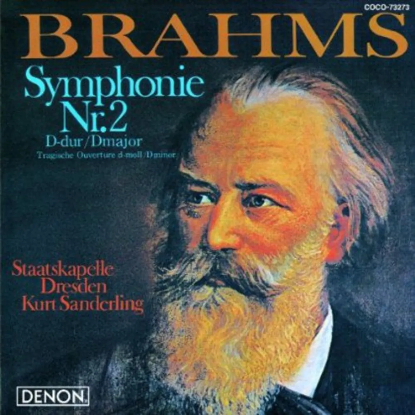 Kurt Sanderling BRAHMS: SYMPHONIE NR. 2/TRAGISCHE OUVERTURE CD