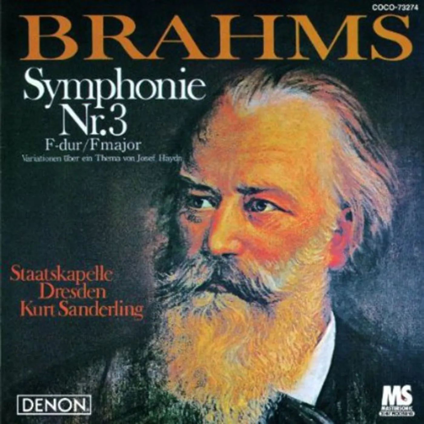Kurt Sanderling BRAHMS: SYMPHONIE NR. 3/HAYDN VARIATIONEN CD