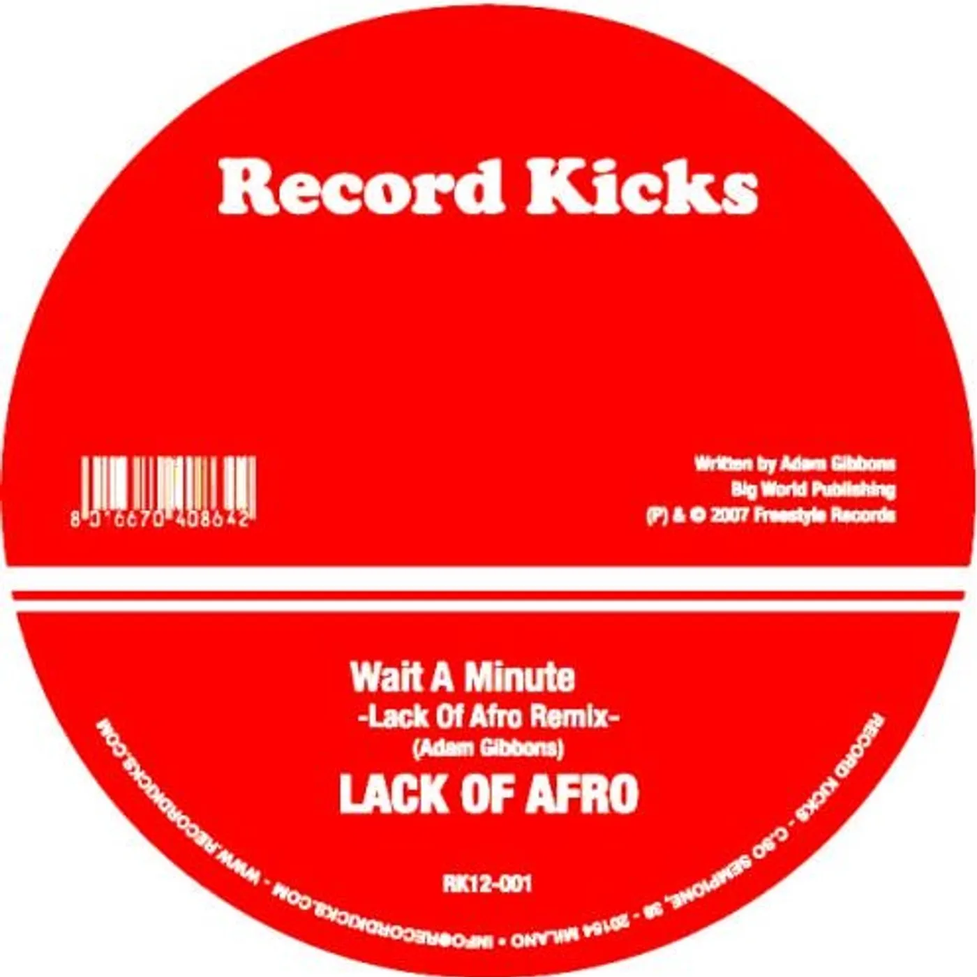 Eddie Roberts Georgio's Brother (lack Of Afro Remix) Vinyl Record