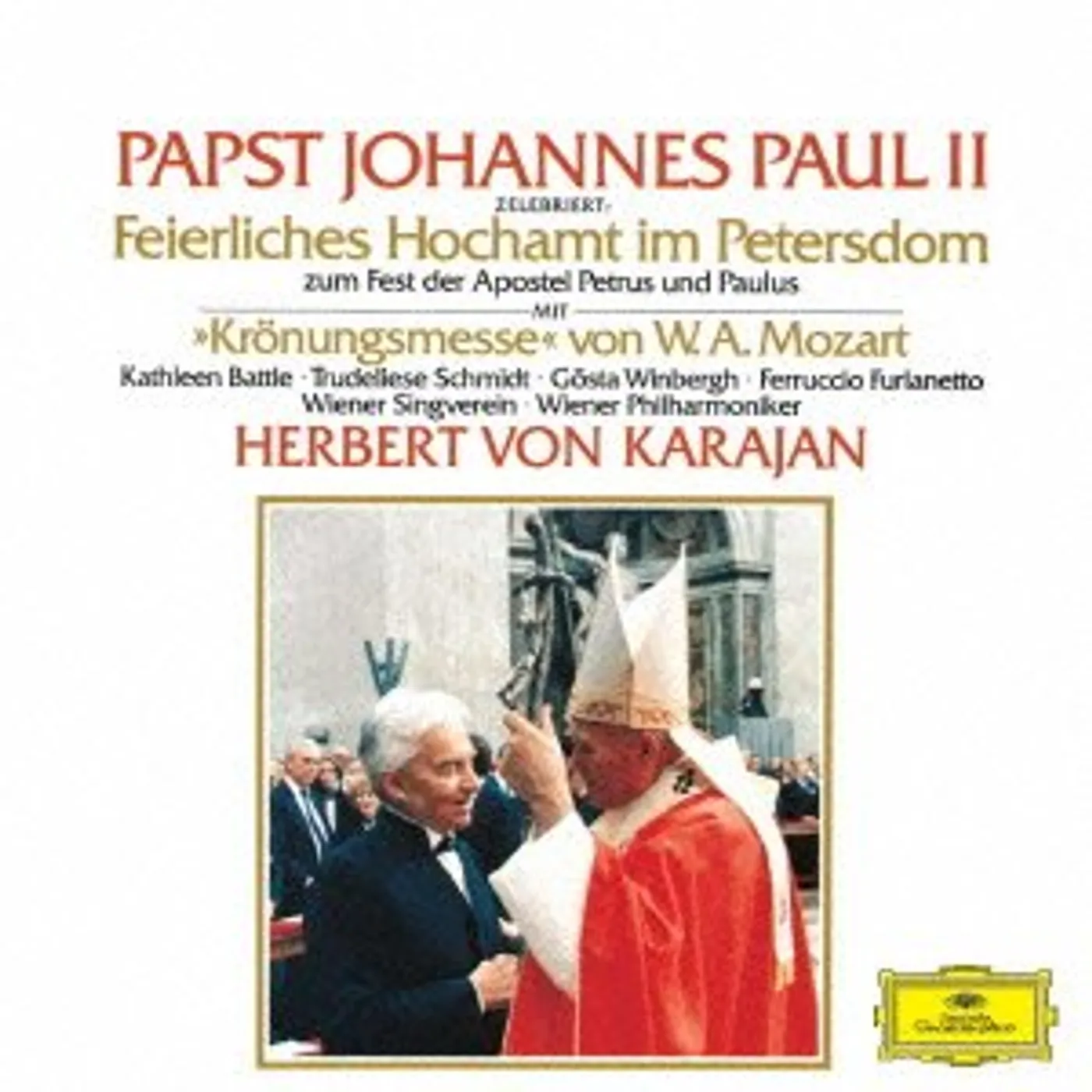 Herbert von Karajan FEIERLICHES HOCHAMT IMPETERSDOM (MOZ CD