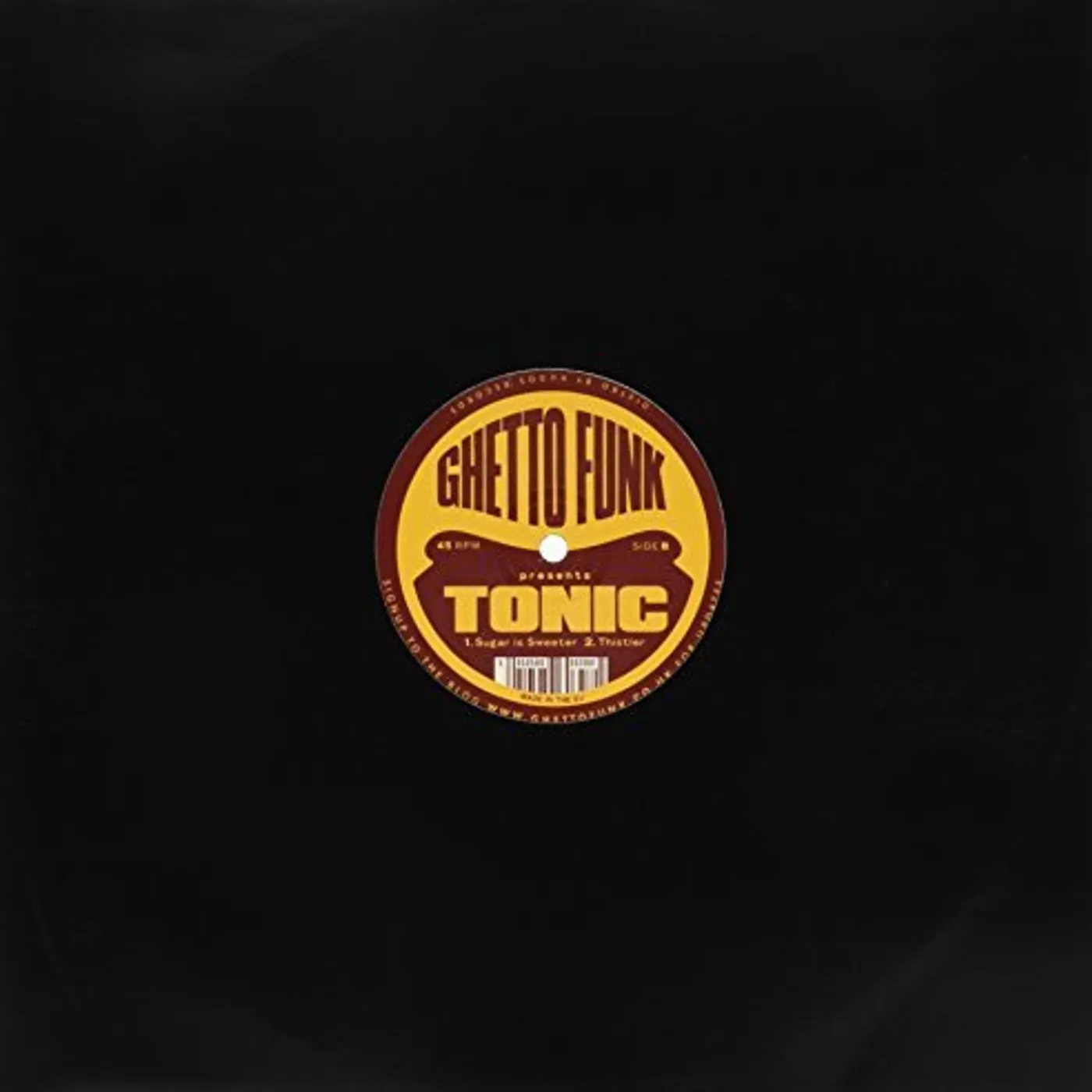 Tonic GHETTO FUNK PRESENTS Vinyl Record