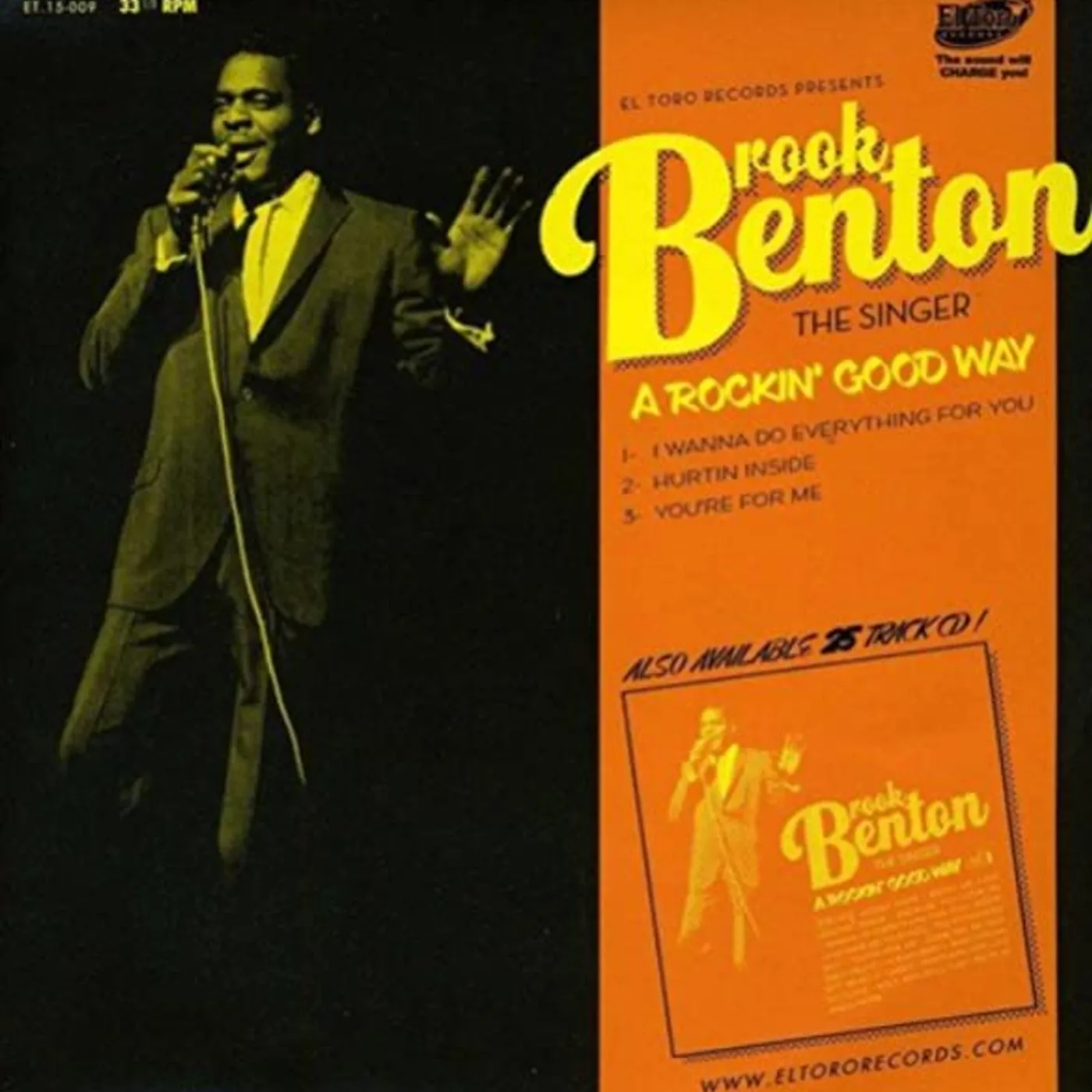 BROOK BENTON THE SINGER & THE SONGWRITER / VARIOUS Vinyl Record