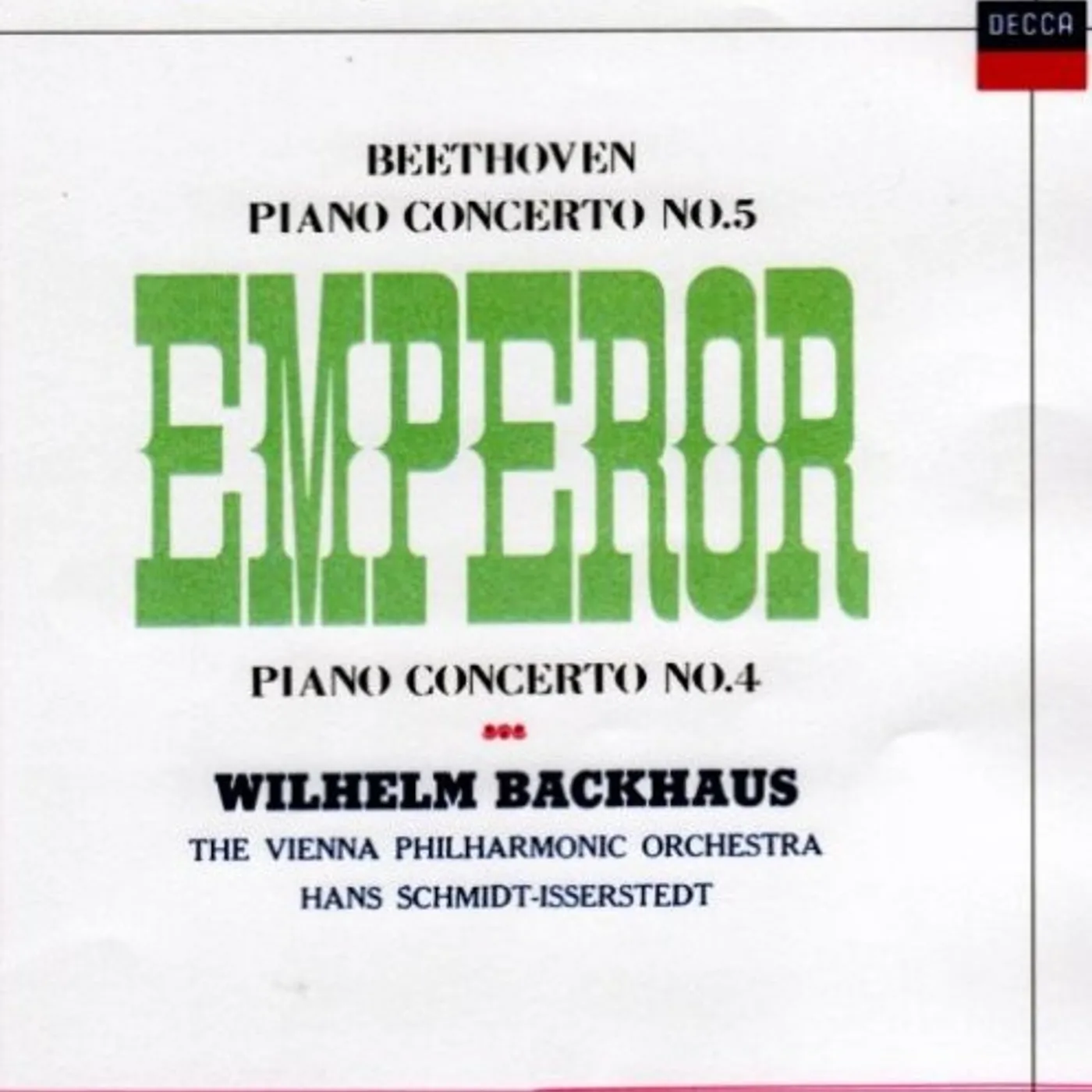 Wilhelm Backhaus BEETHOVEN: SYMPHONIES NO. 3 CD