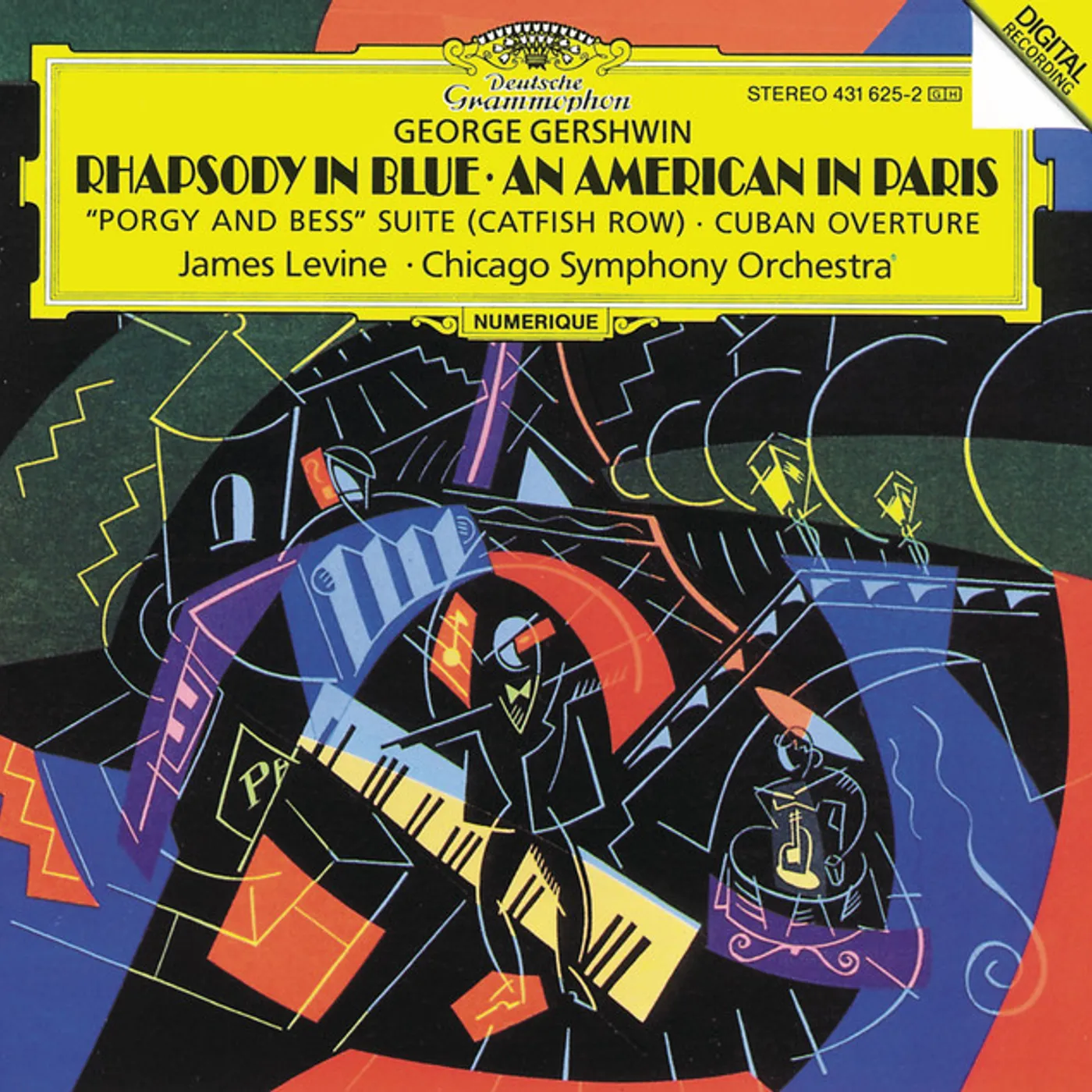 James Levine GERSHWIN: RHAPSODY IN BLUE. CD