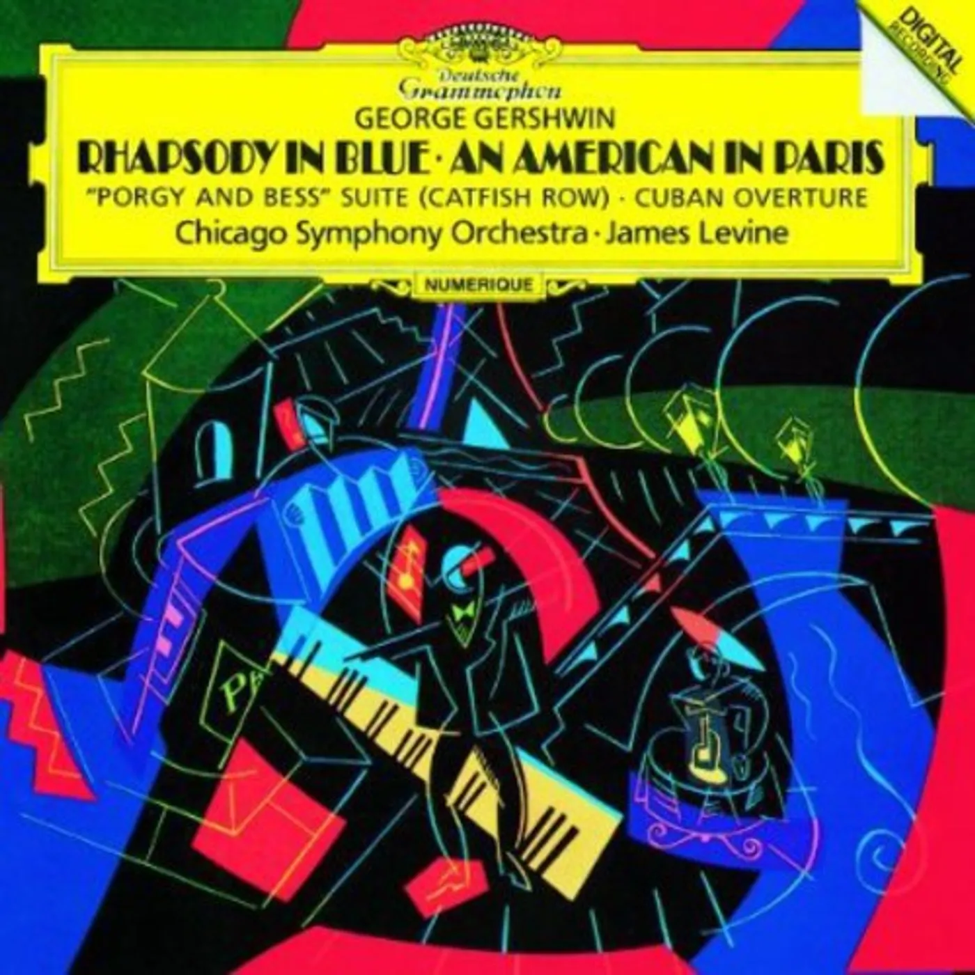 James Levine GERSHWIN: RHAPSODY IN BLUE. CD