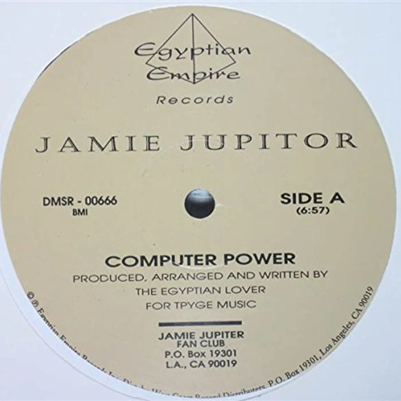 Jamie Jupitor Computer Power Vinyl Record