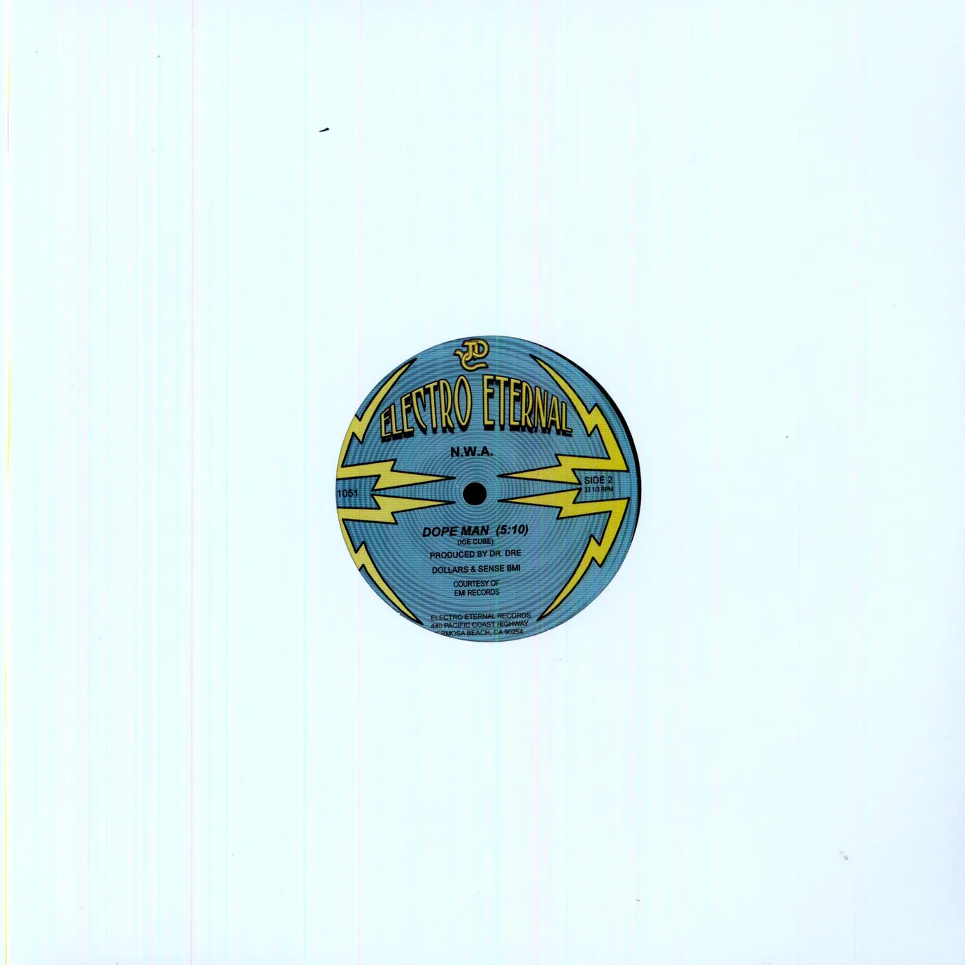 N.W.A. PANIC ZONE Vinyl Record