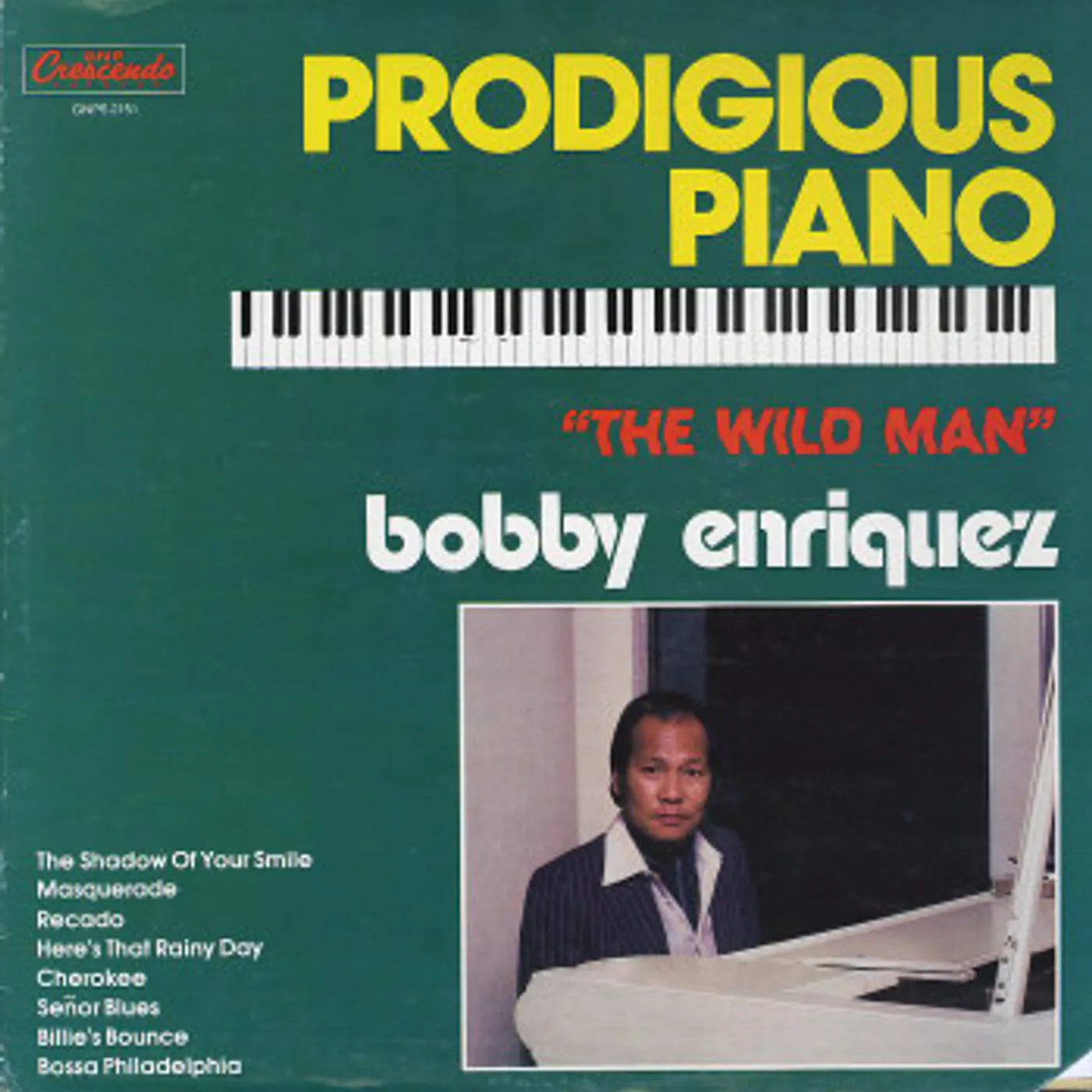 Bobby Enriquez PRODIGIOUS PIANO Vinyl Record
