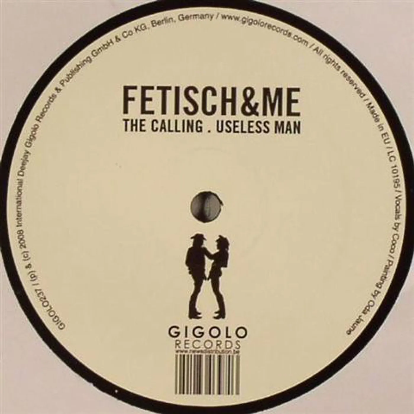Fetisch & Me CALLING/USELESS MAN Vinyl Record