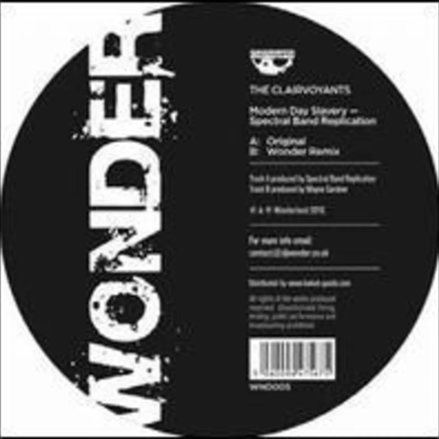 Clairvoyants MODERN DAY SLAVERY-SPECTRAL BAND REPLICATION Vinyl Record
