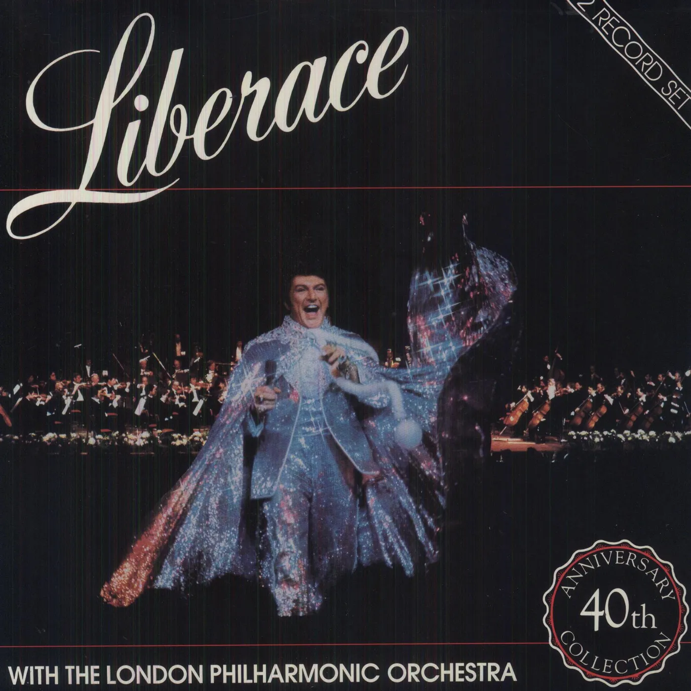 Liberace & London Philharmonic 40TH ANNIVERSARY Vinyl Record