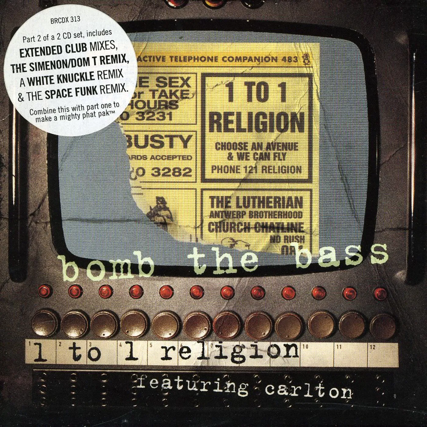 Bomb The Base ONE TO ONE RELIGION 2 CD