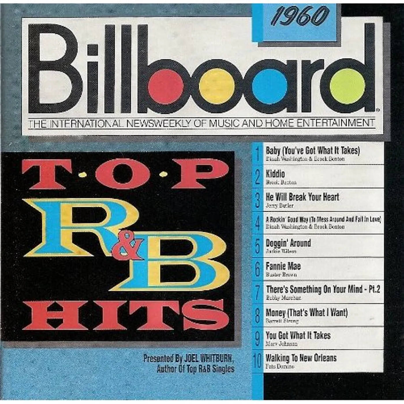 Billboard TOP R & B HITS 1960 CD