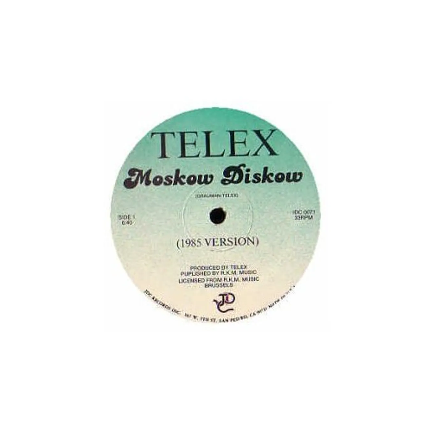 Telex Moskow Diskow Vinyl Record