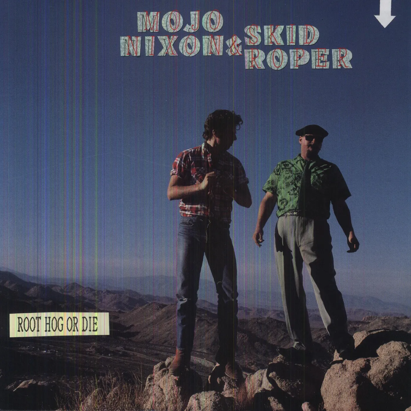 Mojo Nixon and Skid Roper ROOT HOG OR DIE Vinyl Record