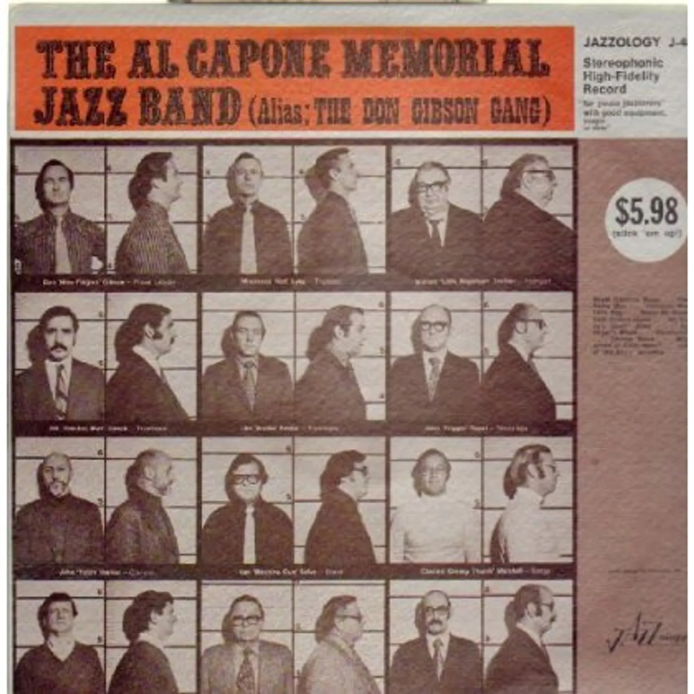 Don Gibson AL CAPONE MEMORIAL JAZZ BAND (Vinyl)