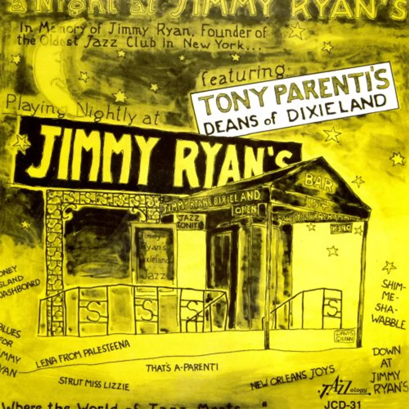 Parenti/Kaminsky NIGHT AT JIMMY RYAN'S Vinyl Record