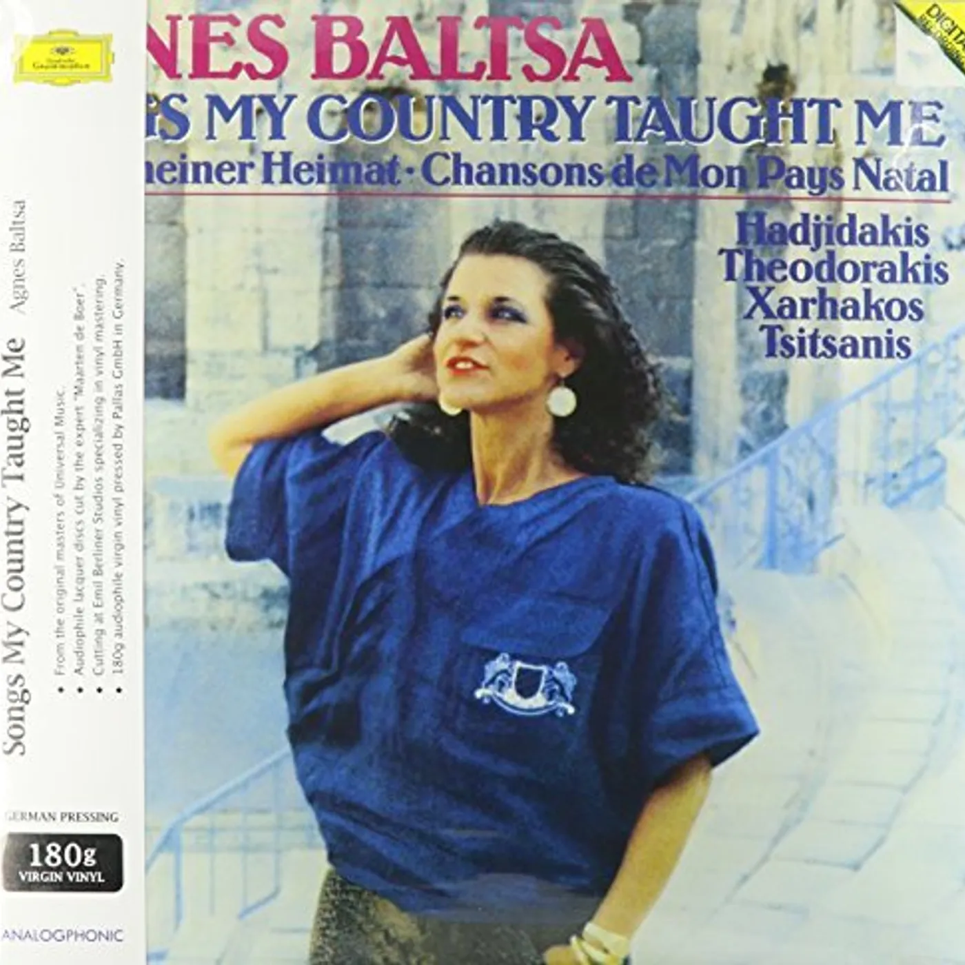Agnes Baltsa Songs my country taught me Vinyl Record