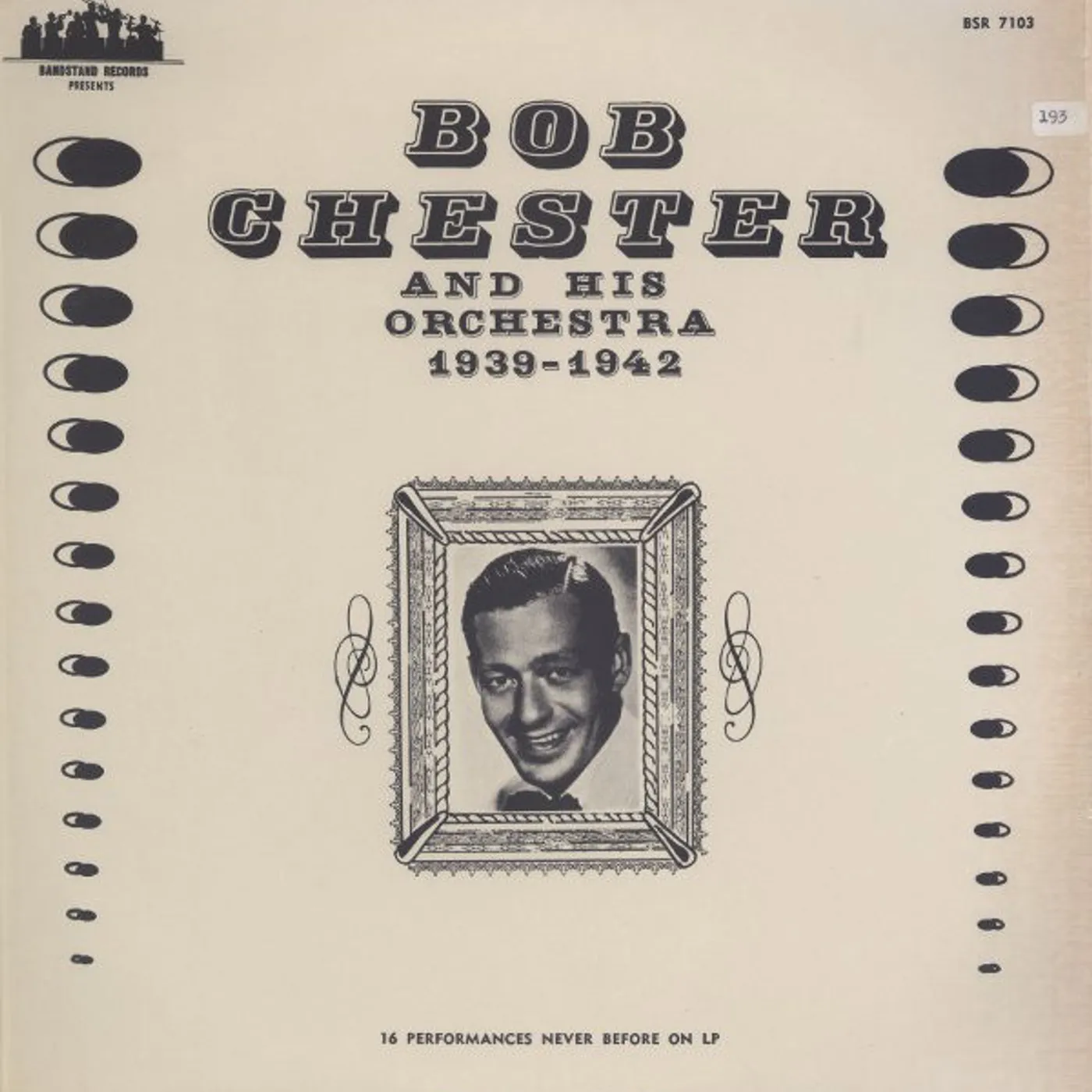 BOB CHESTER & HIS ORCHESTRA Vinyl Record