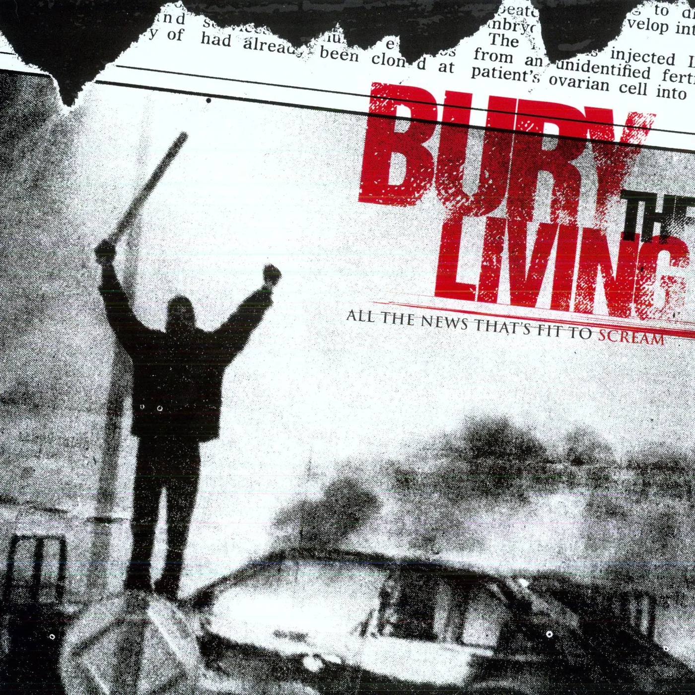 Bury The Living All The News That's Fit To Scream Vinyl Record