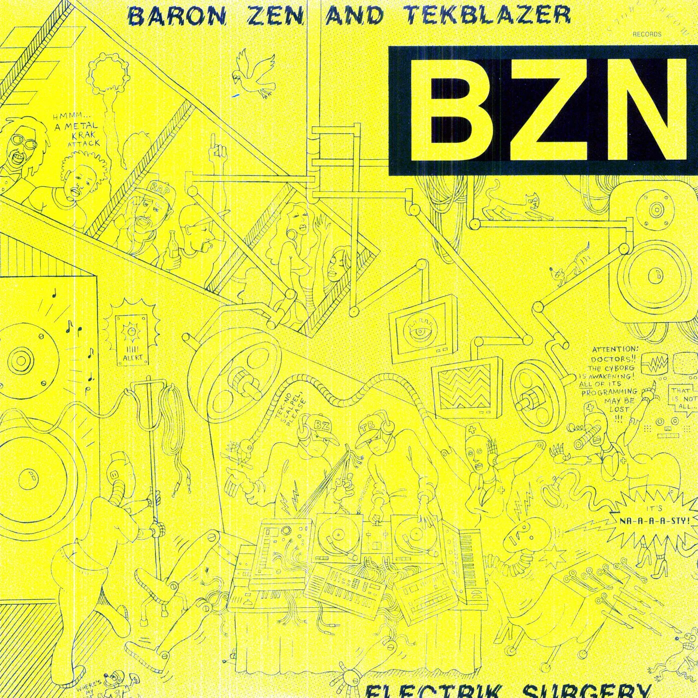 Baron Zen & Tekblazer Electrik Surgery Vinyl Record