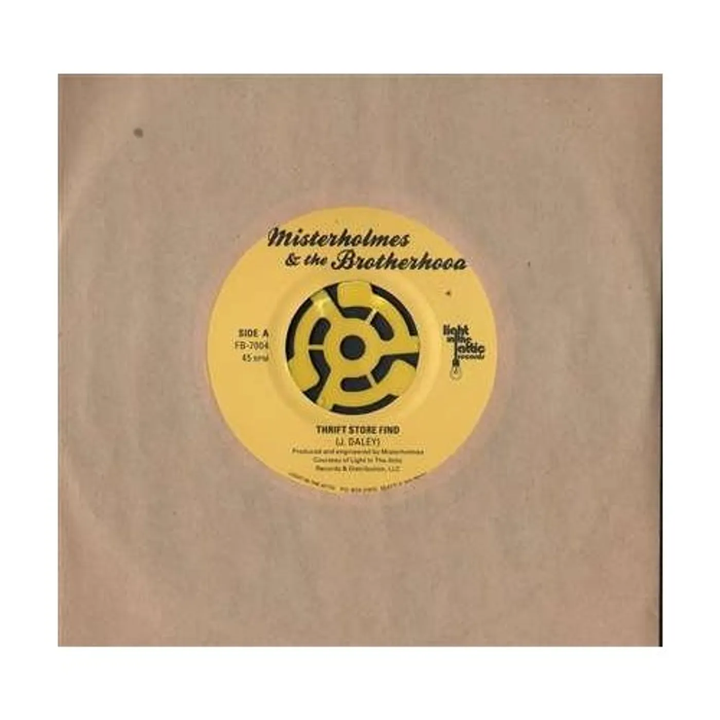 Mister Holmes & The Brotherhood THRIFT STORE FIND Vinyl Record