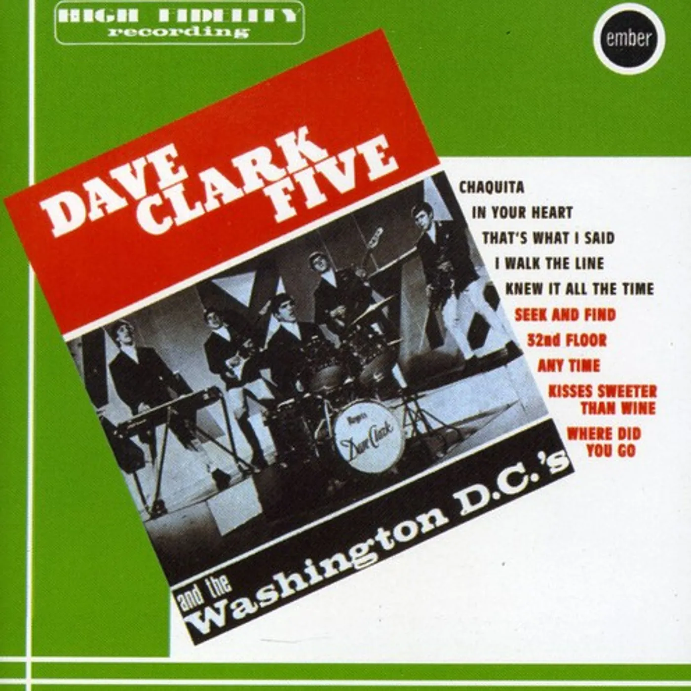 The Dave Clark Five EARLY DC5 & WASHINGTON DC'S CD