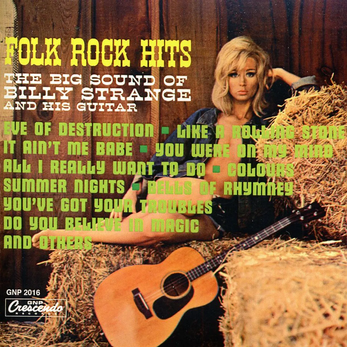 Billy Strange FOLK ROCK HITS CD
