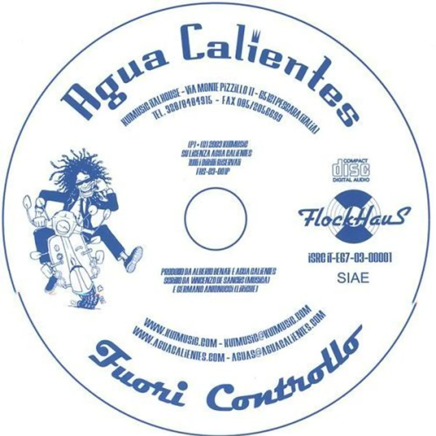 Agua Calientes FUORI CONTROLLO CD