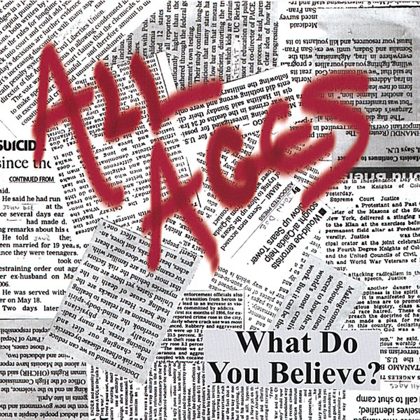 All Ages WHAT DO YOU BELIEVE? CD