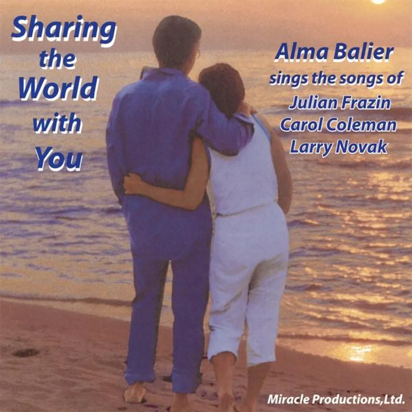 Alma Balier SHARING THE WORLD WITH YOU CD