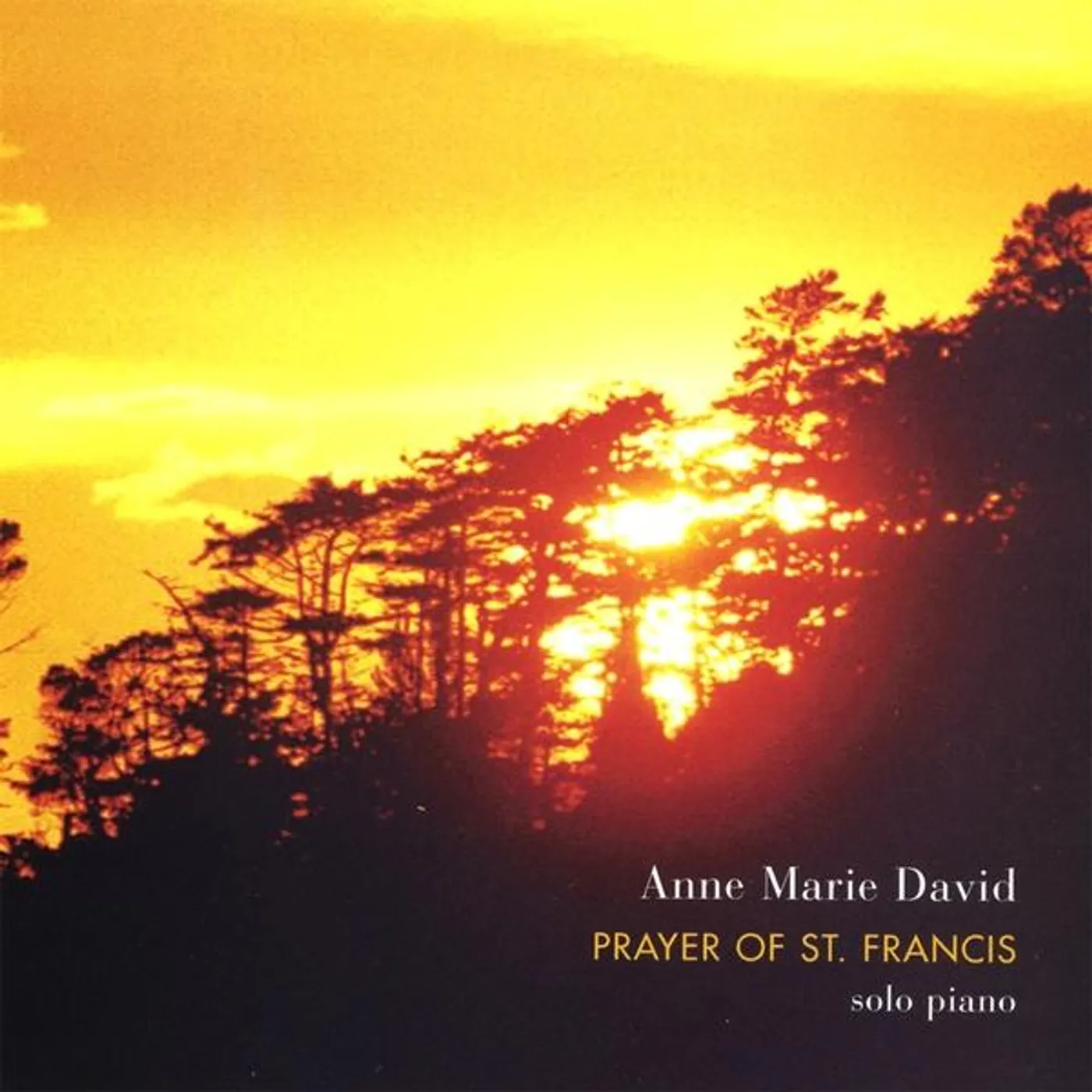 Anne-Marie David PRAYER OF ST. FRANCIS CD