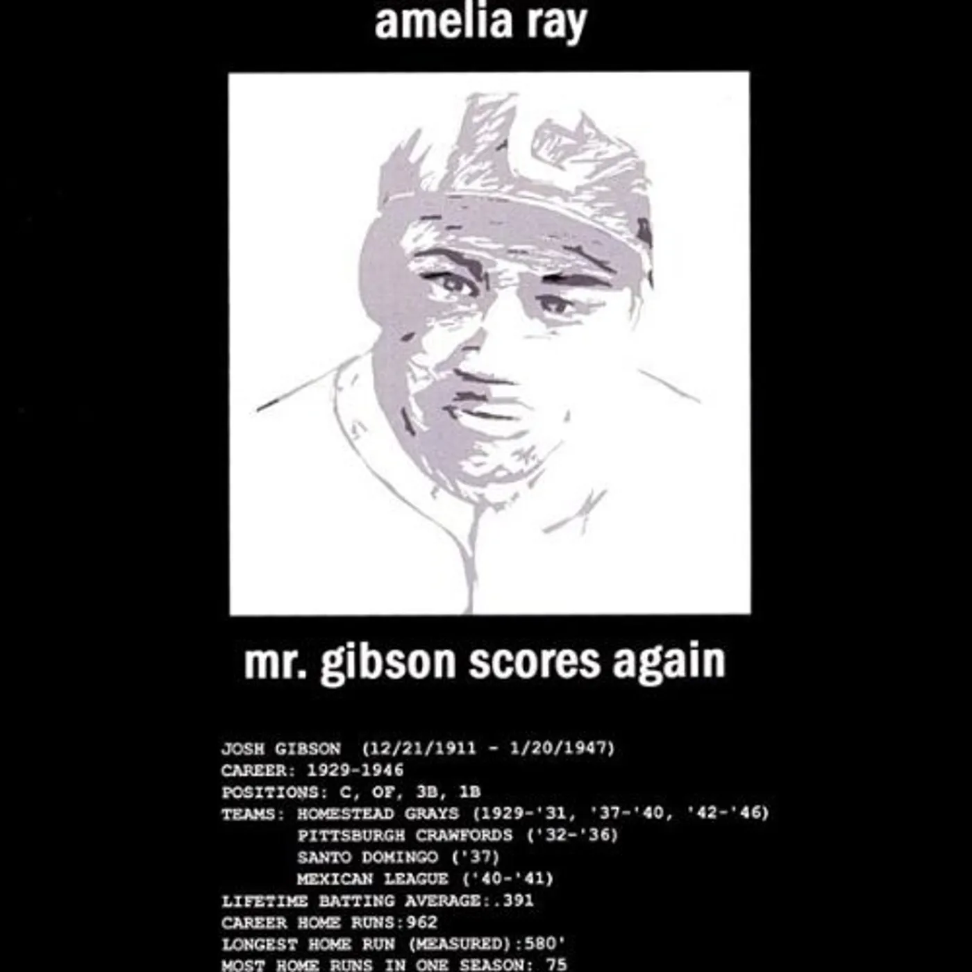 Amelia Ray MR. GIBSON SCORES AGAIN CD