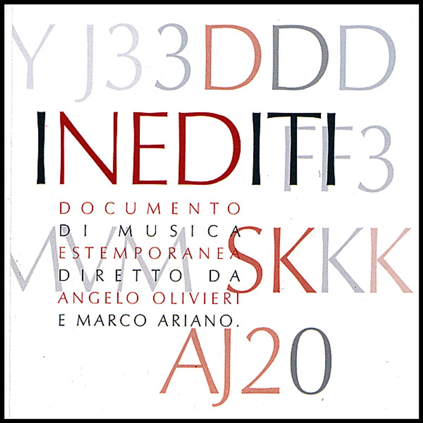 Angelo Olivieri INEDITI CD
