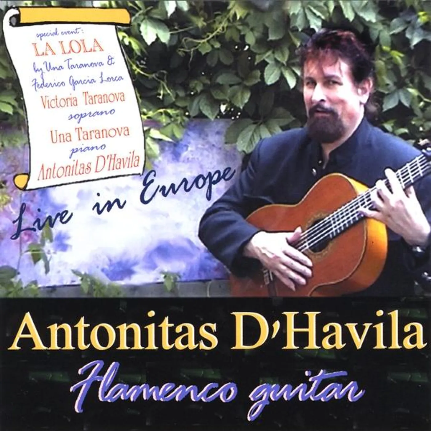 Antonitas D'Havila FLAMENCO GUITAR LIVE IN EUROPE CD