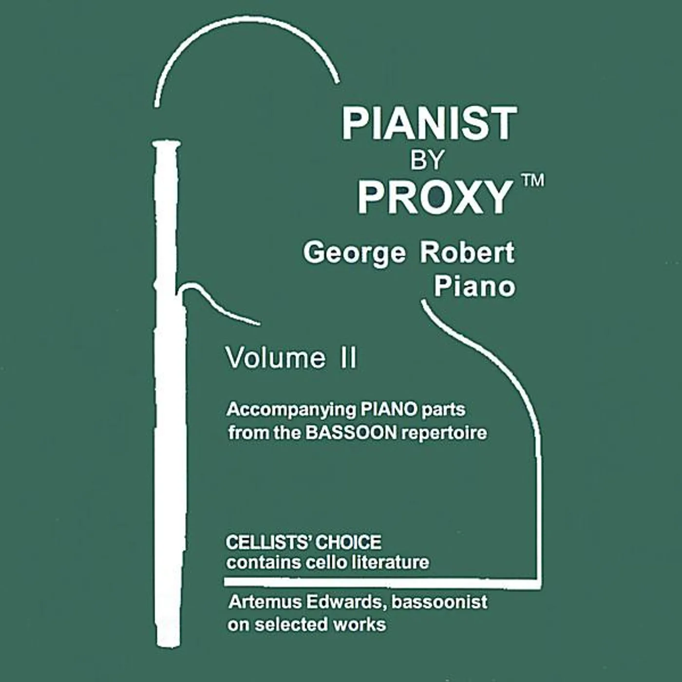 George Robert PIANIST BY PROXY VOL. 2 CD