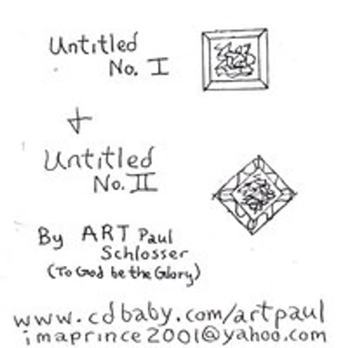Art Paul Schlosser UNTITLED 1 & 2 CD