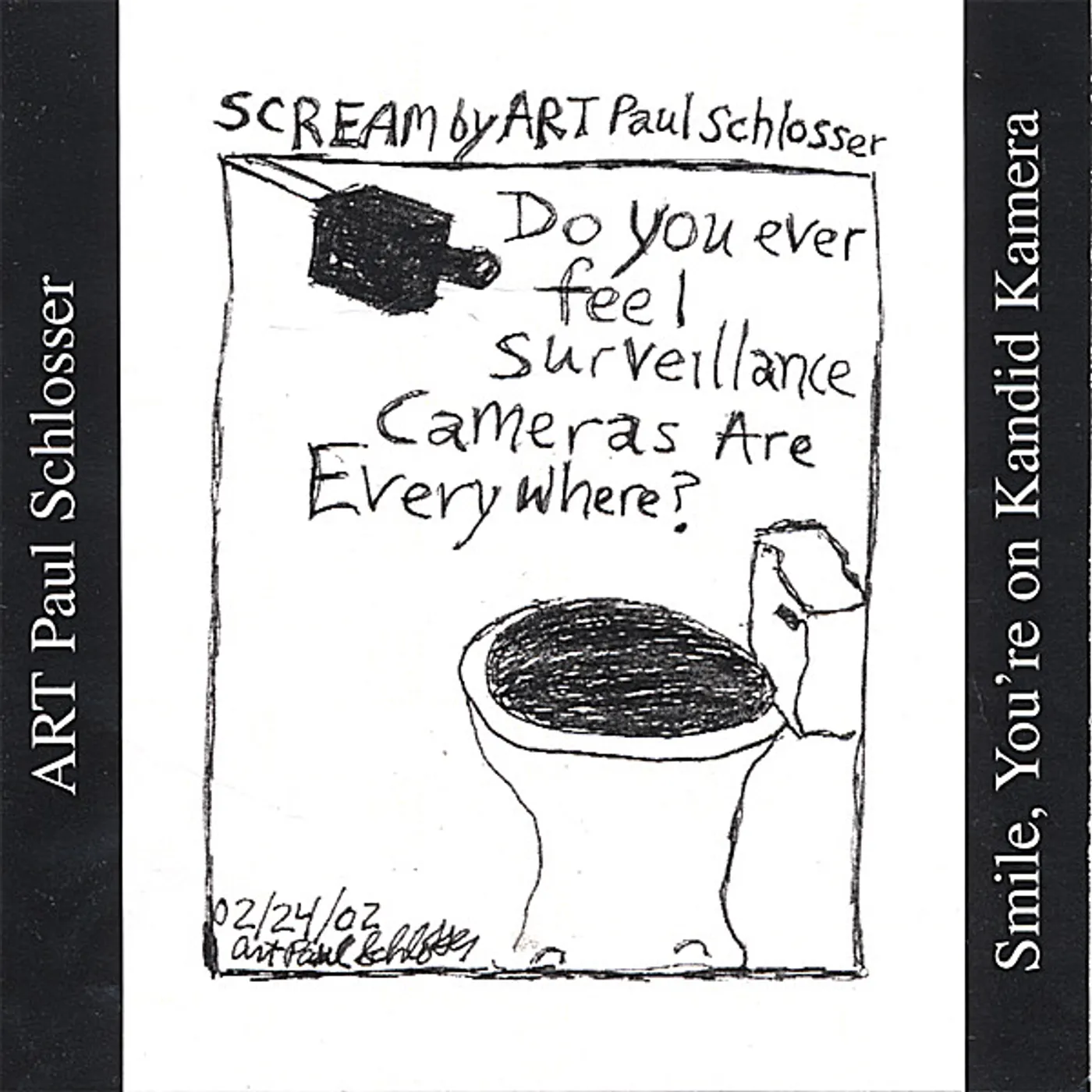Art Paul Schlosser SMILE YOU'RE ON KANDID KAMERA CD