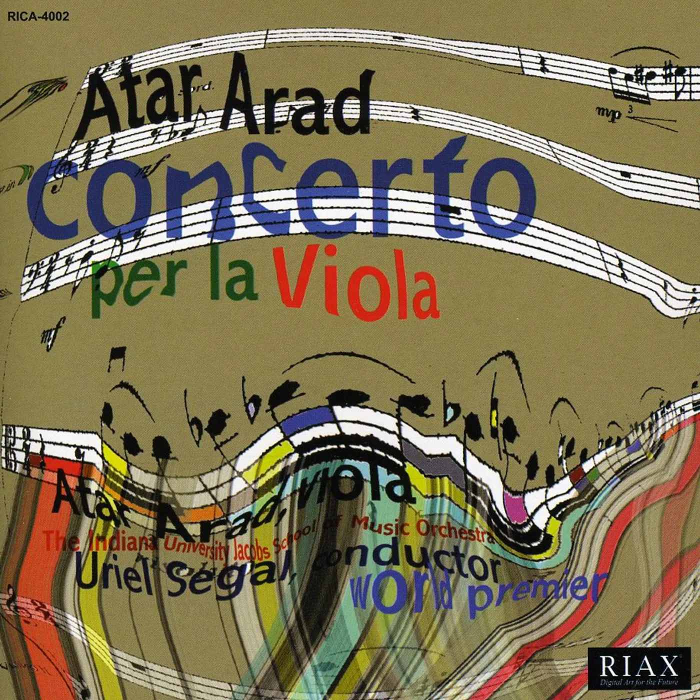 ATAR ARAD CONCERTO PER LA VIOLA CD